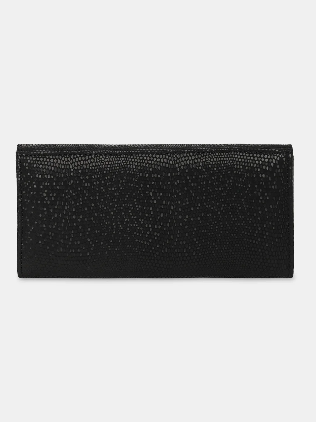 Caprese Ingrid Large Black Flapover Wallet - Image 4