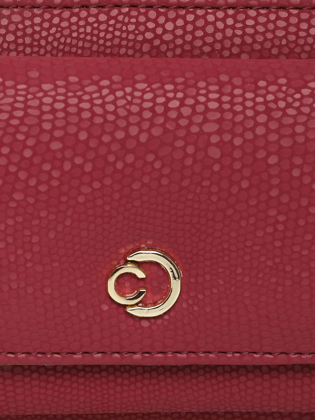 Caprese Ingrid Medium Maroon Wallet - Image 10