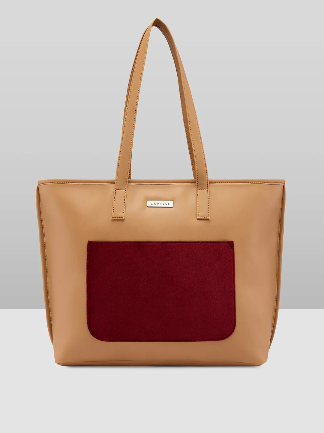 Caprese Irene Medium Beige Tote Bag