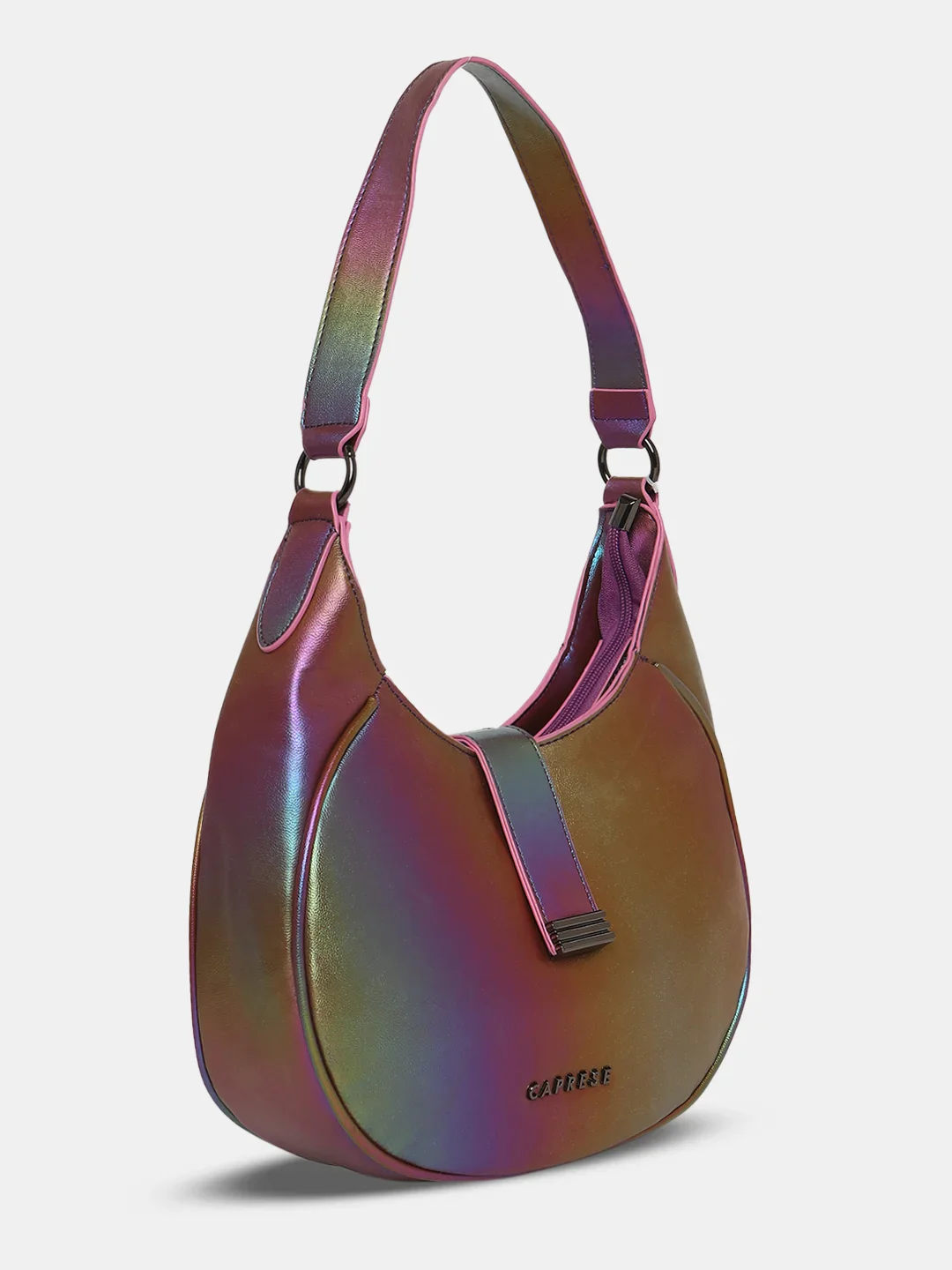 Caprese Iris Medium Blue Hobo Bag - Image 4