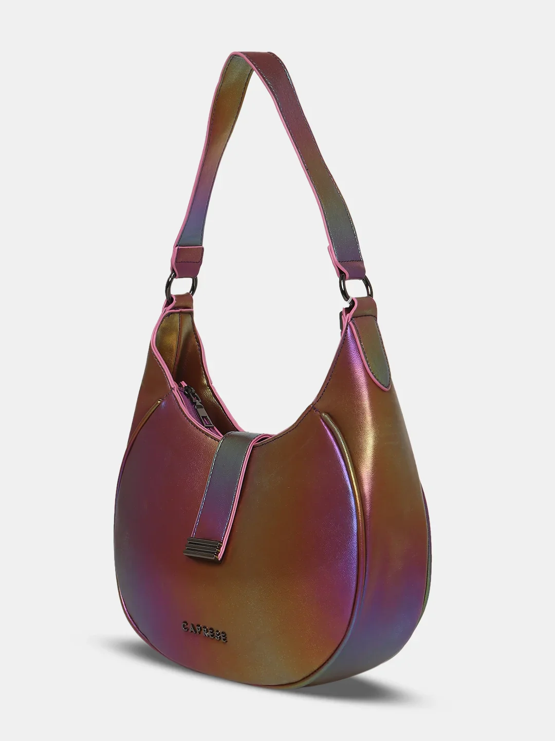 Caprese Iris Medium Blue Hobo Bag - Image 5