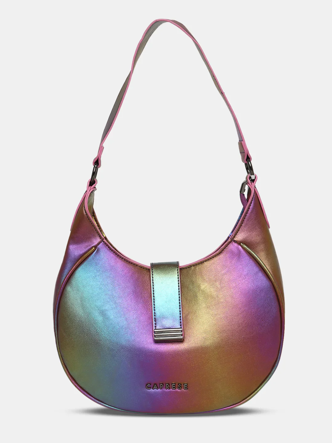 Caprese Iris Medium Blue Hobo Bag - Image 6