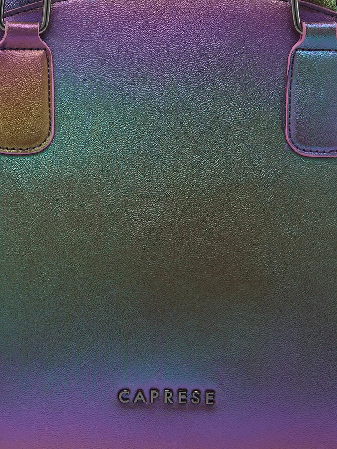 Caprese Iris Iridescent Medium Purple Tote Bag - Image 11
