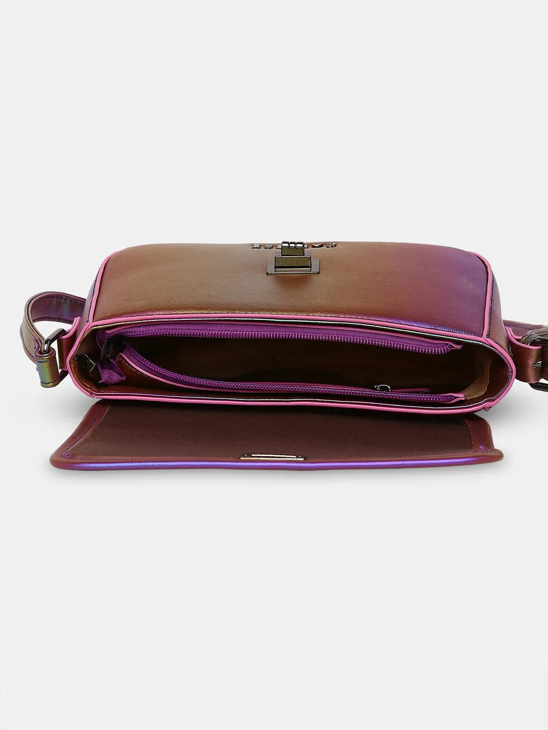 Caprese Iris Small Blue Sling Bag - Image 7