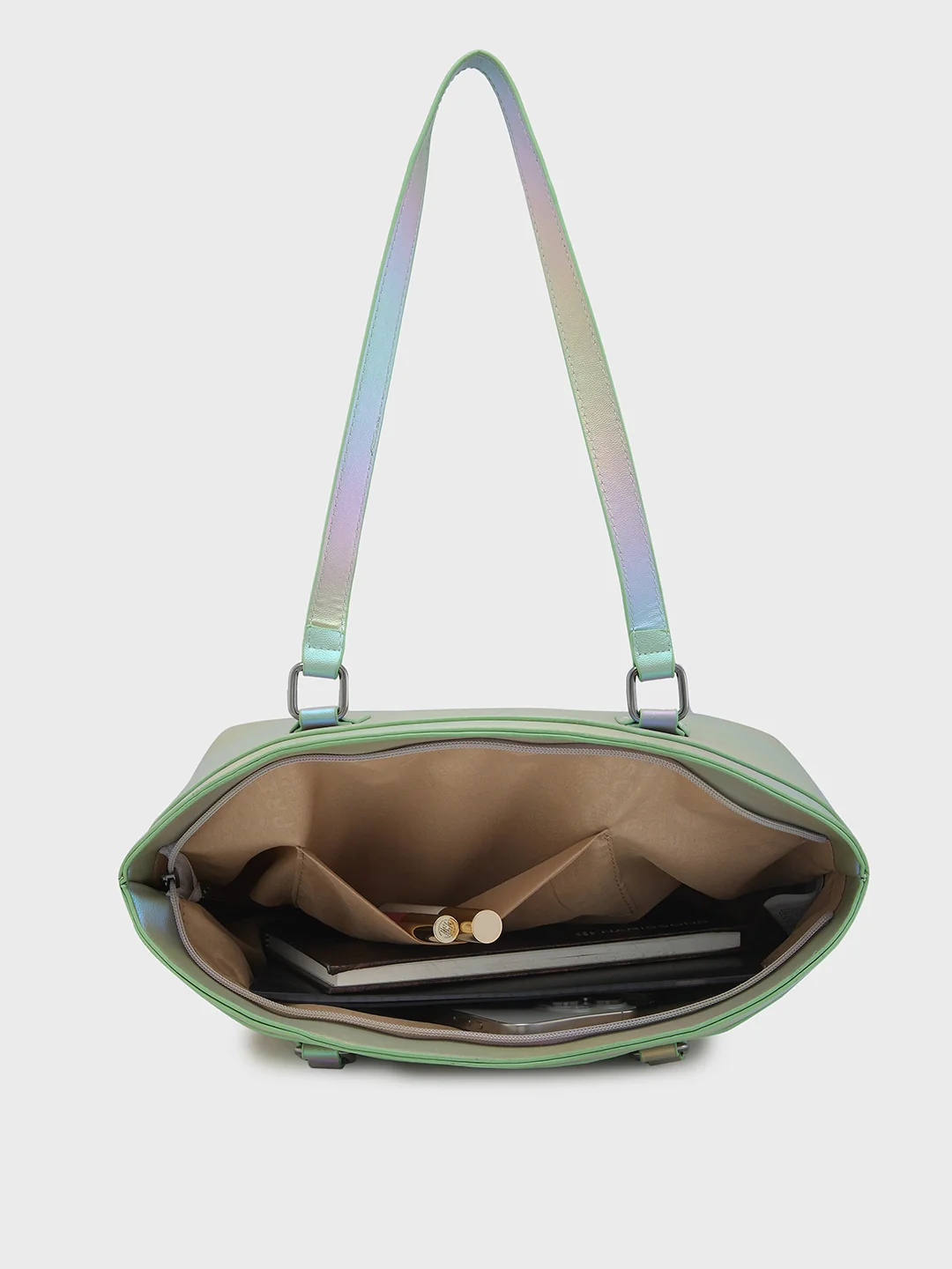 Caprese Iris Medium Blue Tote Bag - Image 9