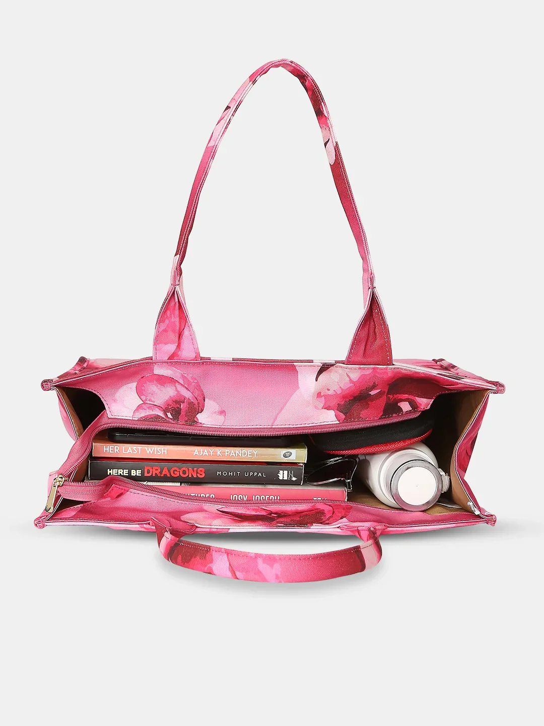 Caprese Iris X Large Pink Tote Bag - Image 11