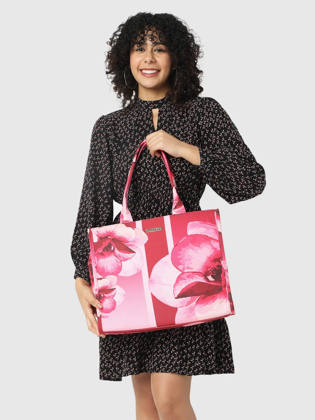 Caprese Iris X Large Pink Tote Bag - Image 3