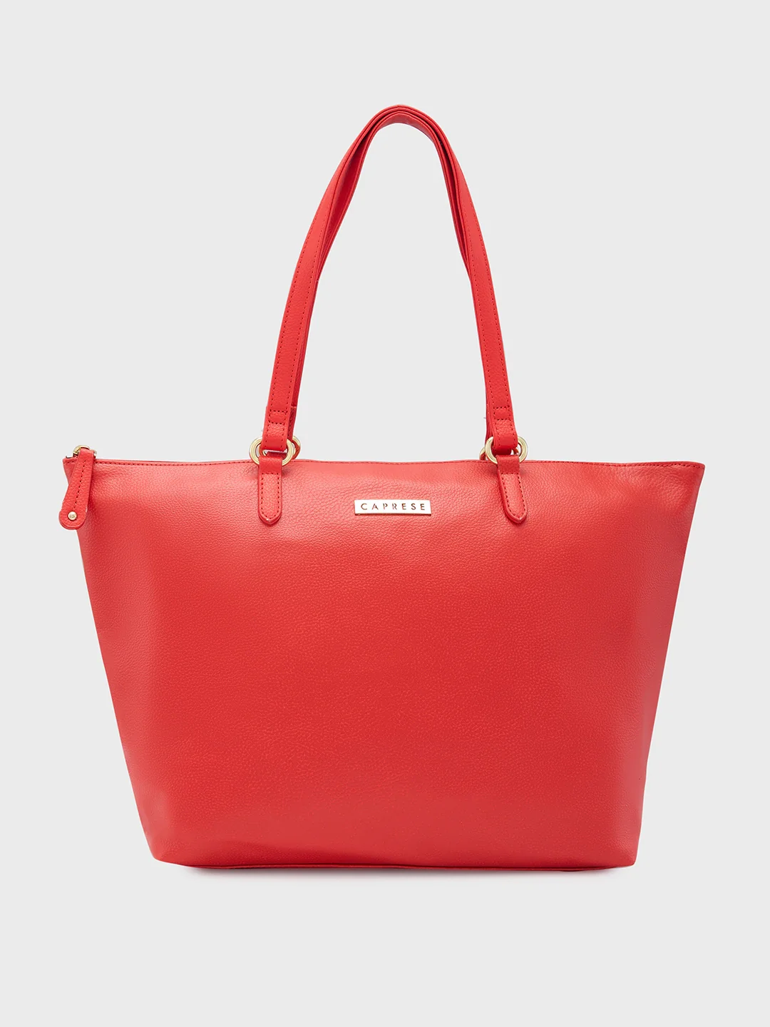 Caprese Ivy Large Red Tote Bag