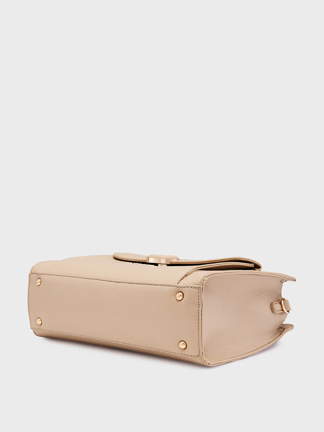 Caprese Jackie Medium Beige Satchel Bag - Image 6