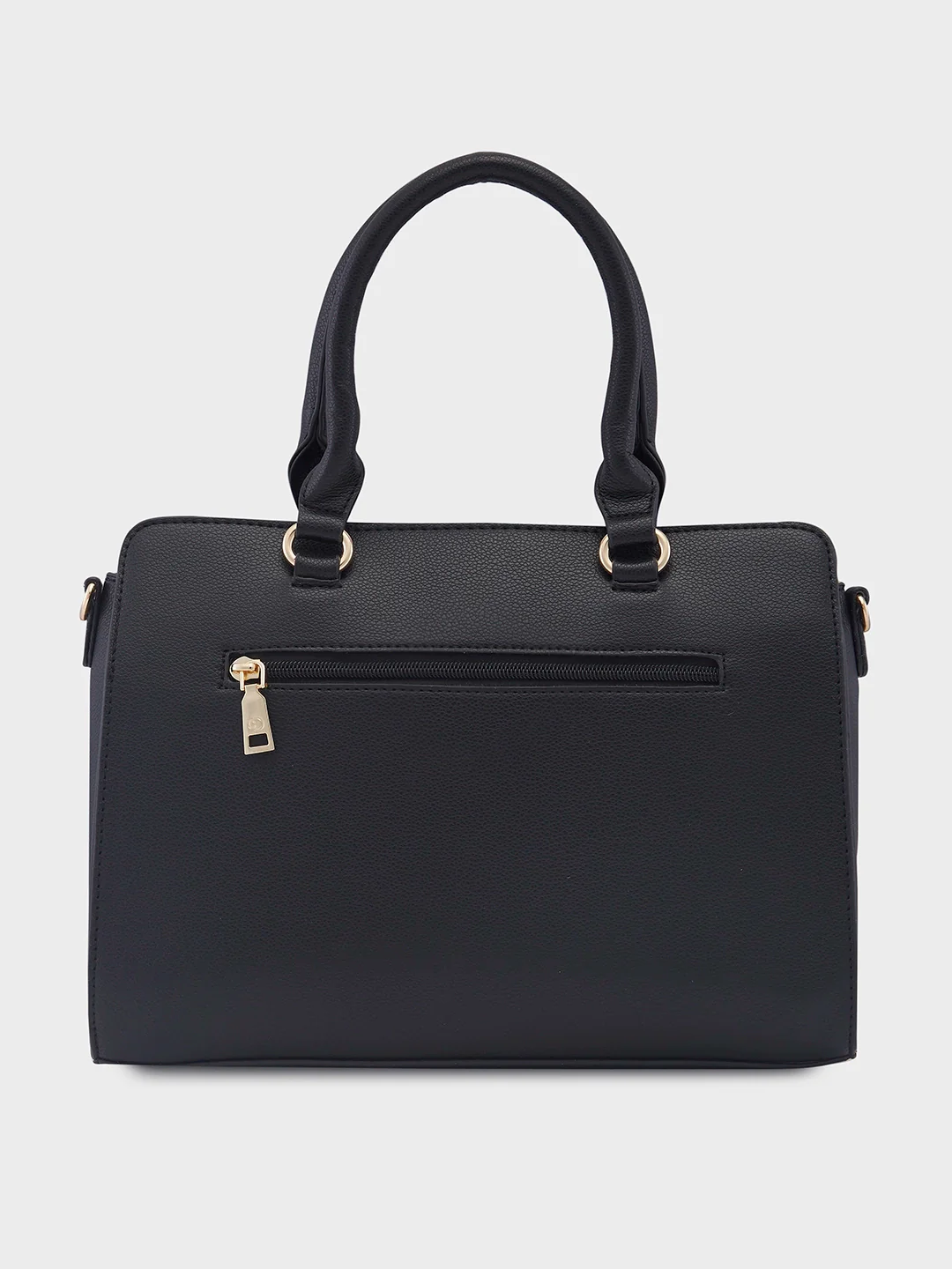 Caprese Jackie Medium Black Satchel Bag - Image 4