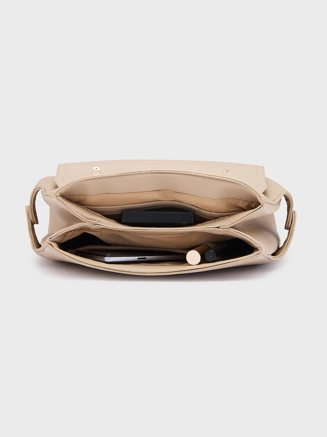 Caprese Jackie Medium Beige Sling Bag - Image 9