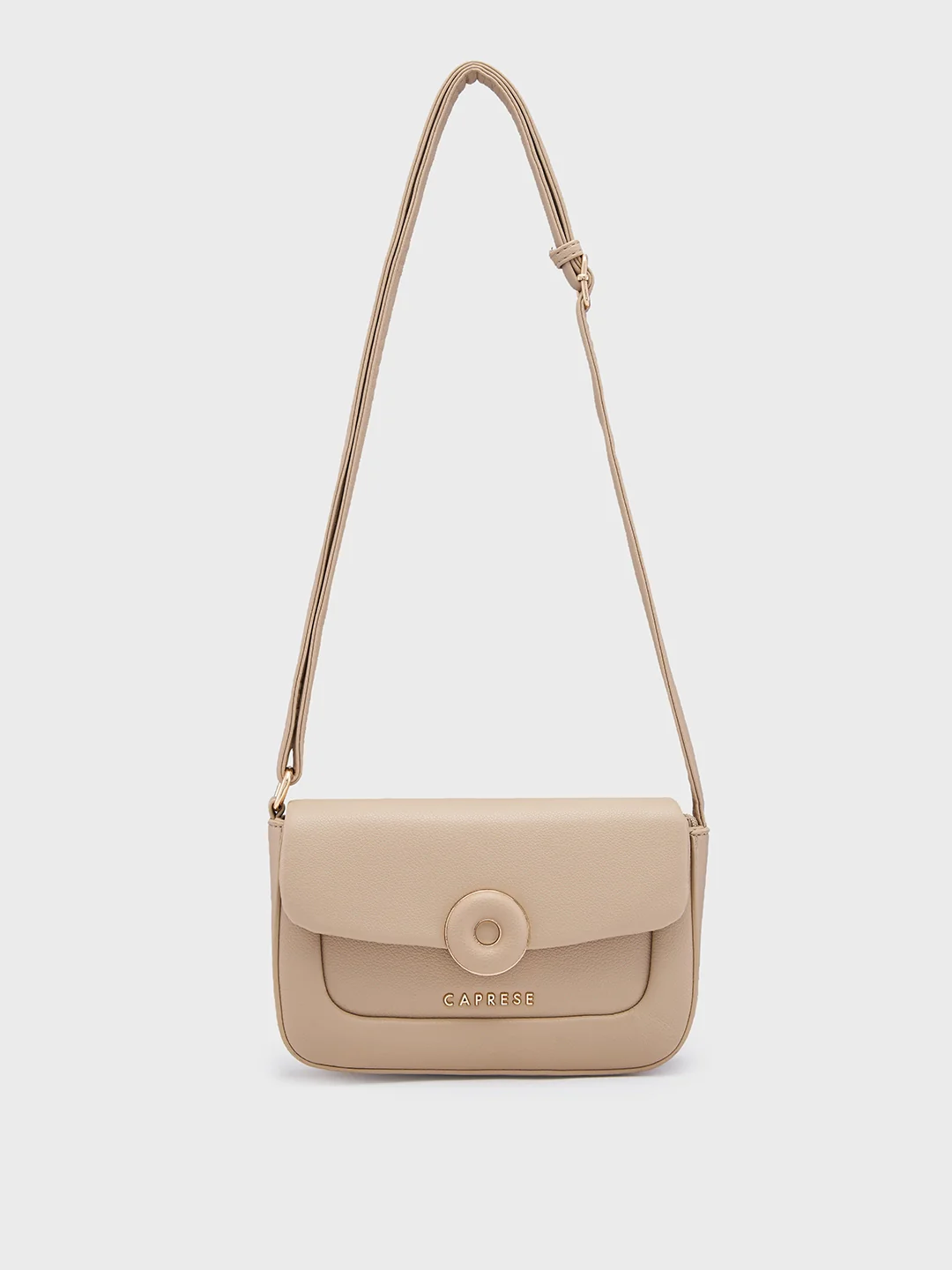 Caprese Jackie Small Beige Sling Bag - Image 14