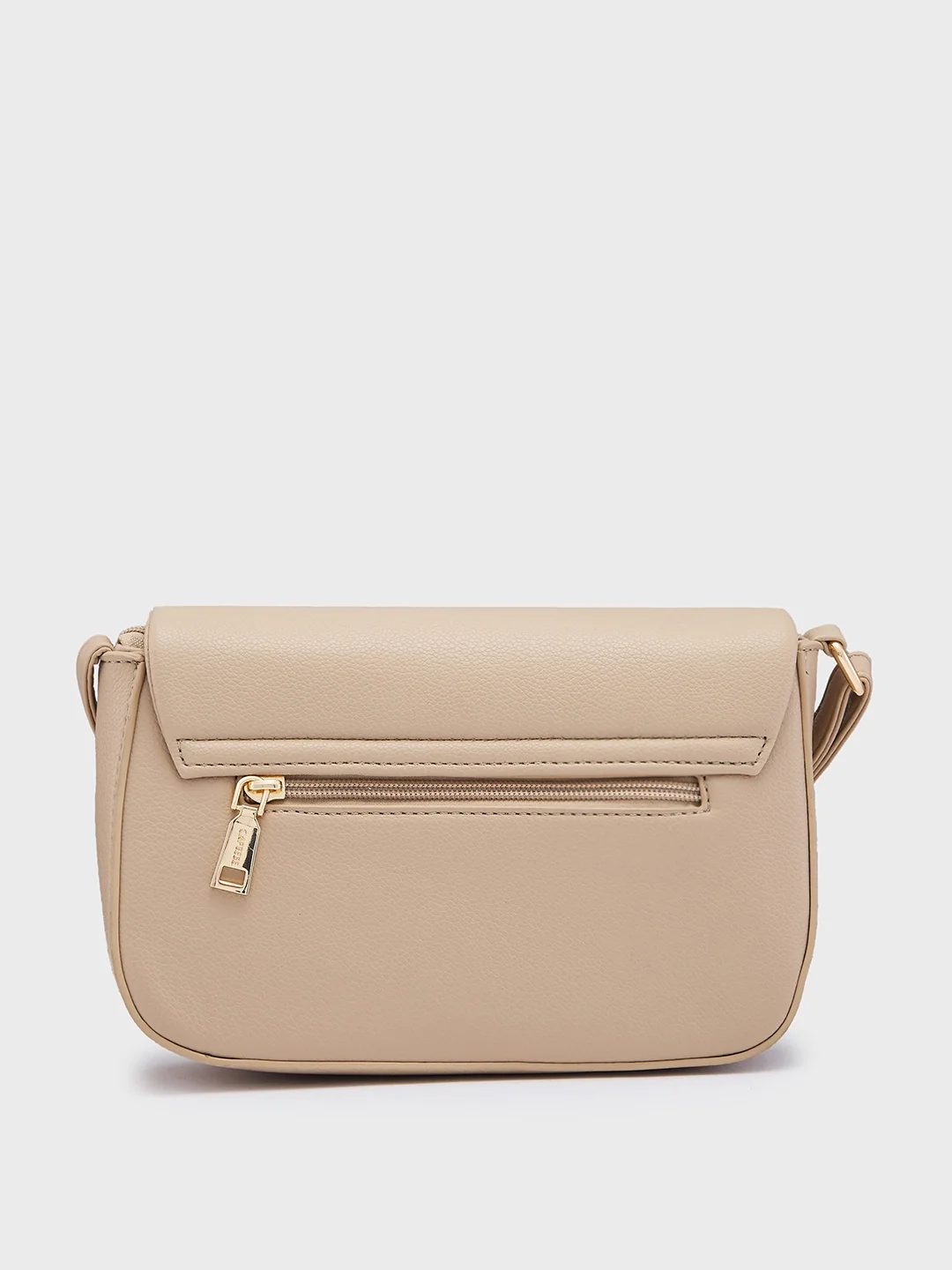 Caprese Jackie Small Beige Sling Bag - Image 4