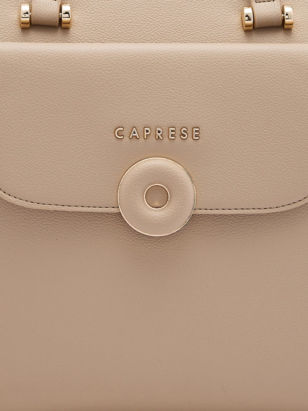 Caprese Jackie Large Beige Tote Bag - Image 11