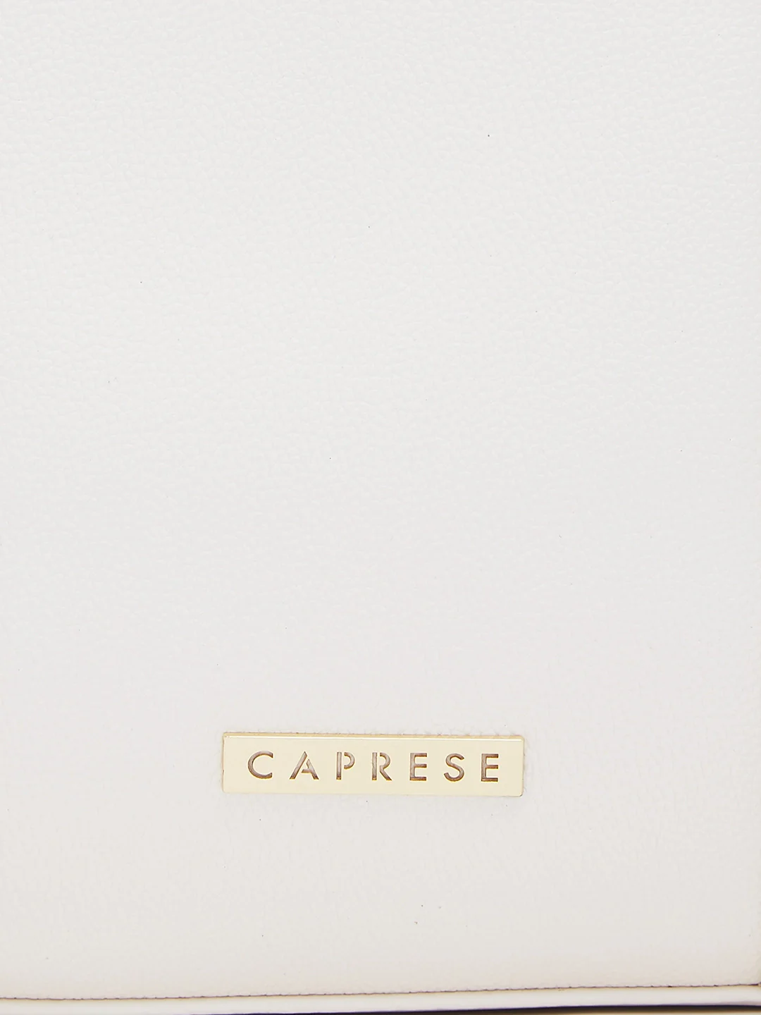 Caprese Jamie Medium Off White Satchel Bag - Image 11