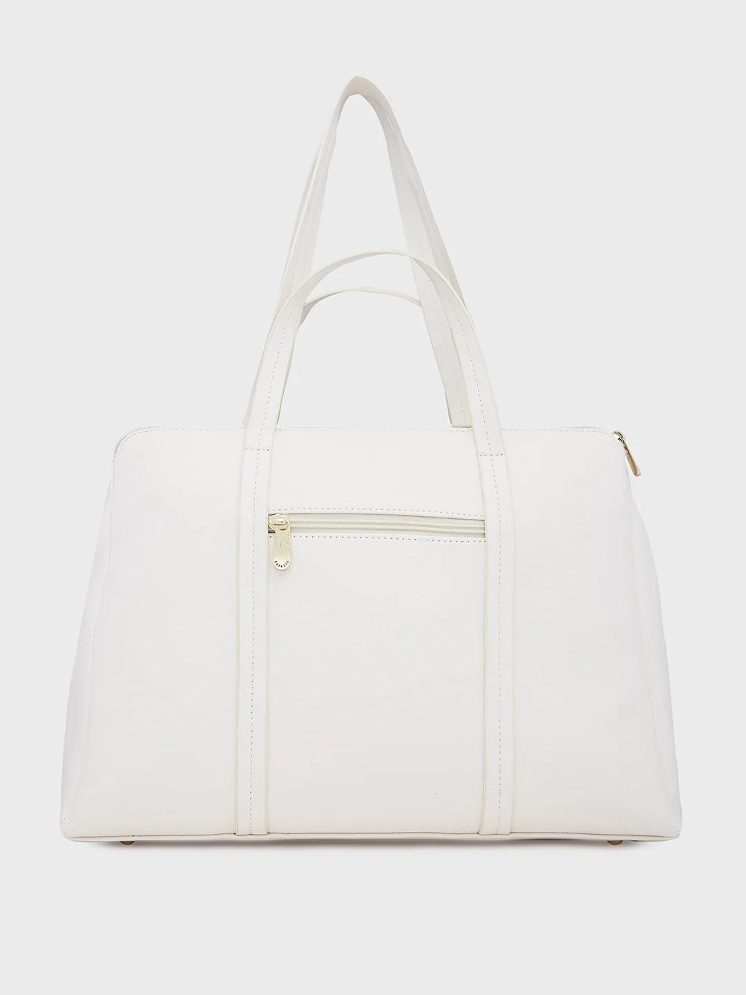 Caprese Jamie Medium Off White Satchel Bag - Image 4