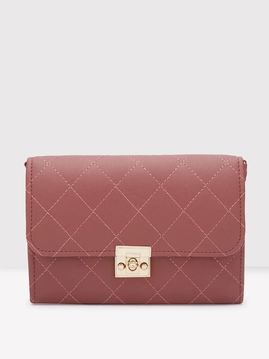 Caprese Jane Medium Dusky Pink Sling Bag - Image 5