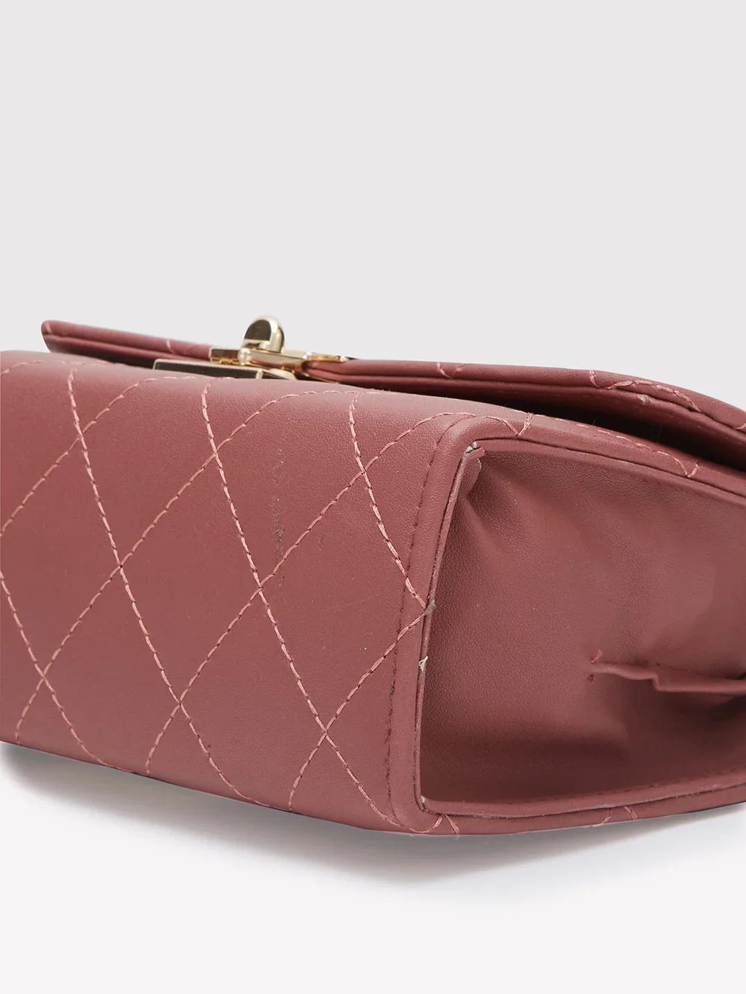 Caprese Jane Medium Dusky Pink Sling Bag - Image 8
