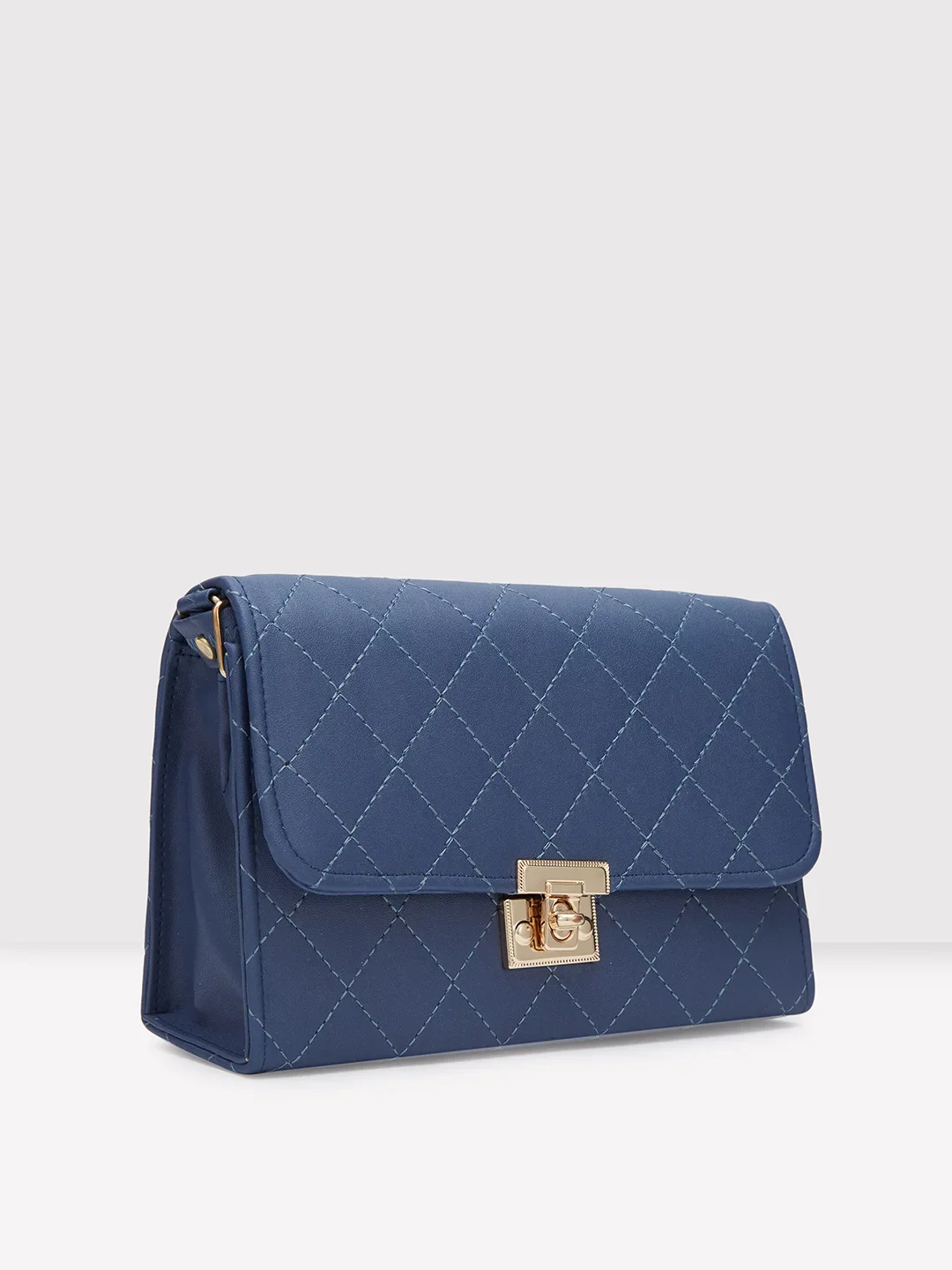 Caprese Jane Medium Navy Sling Bag - Image 6