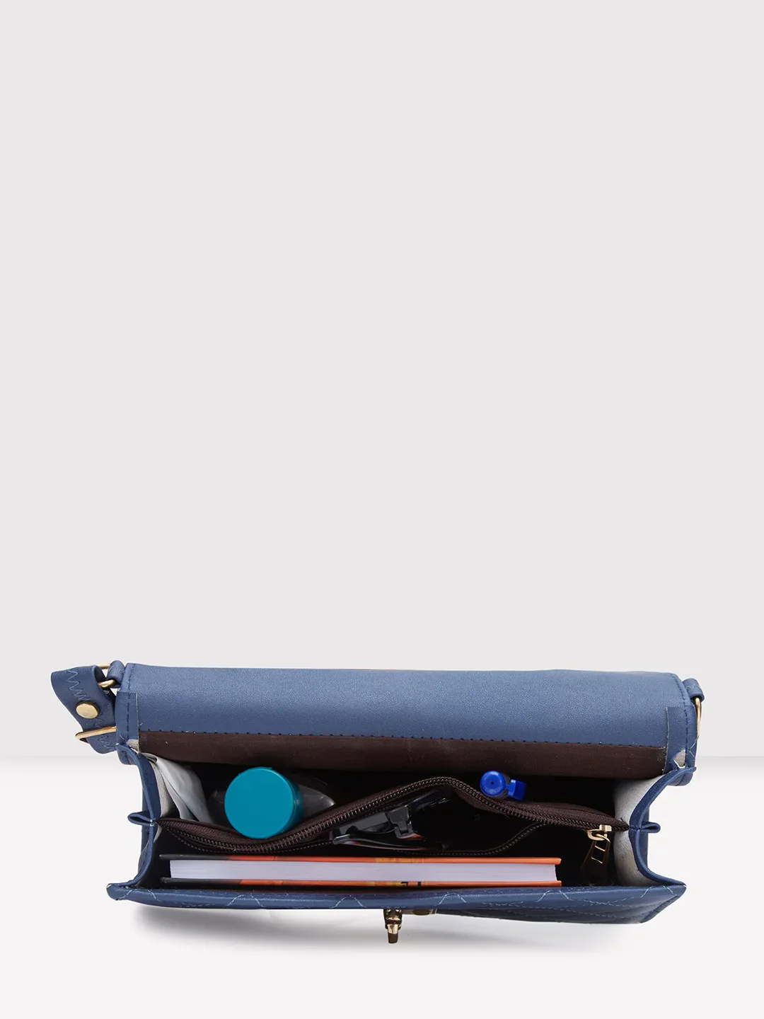Caprese Jane Medium Navy Sling Bag - Image 8