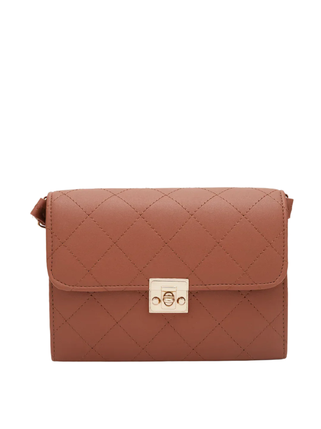 Caprese Jane Medium Tan Sling Bag