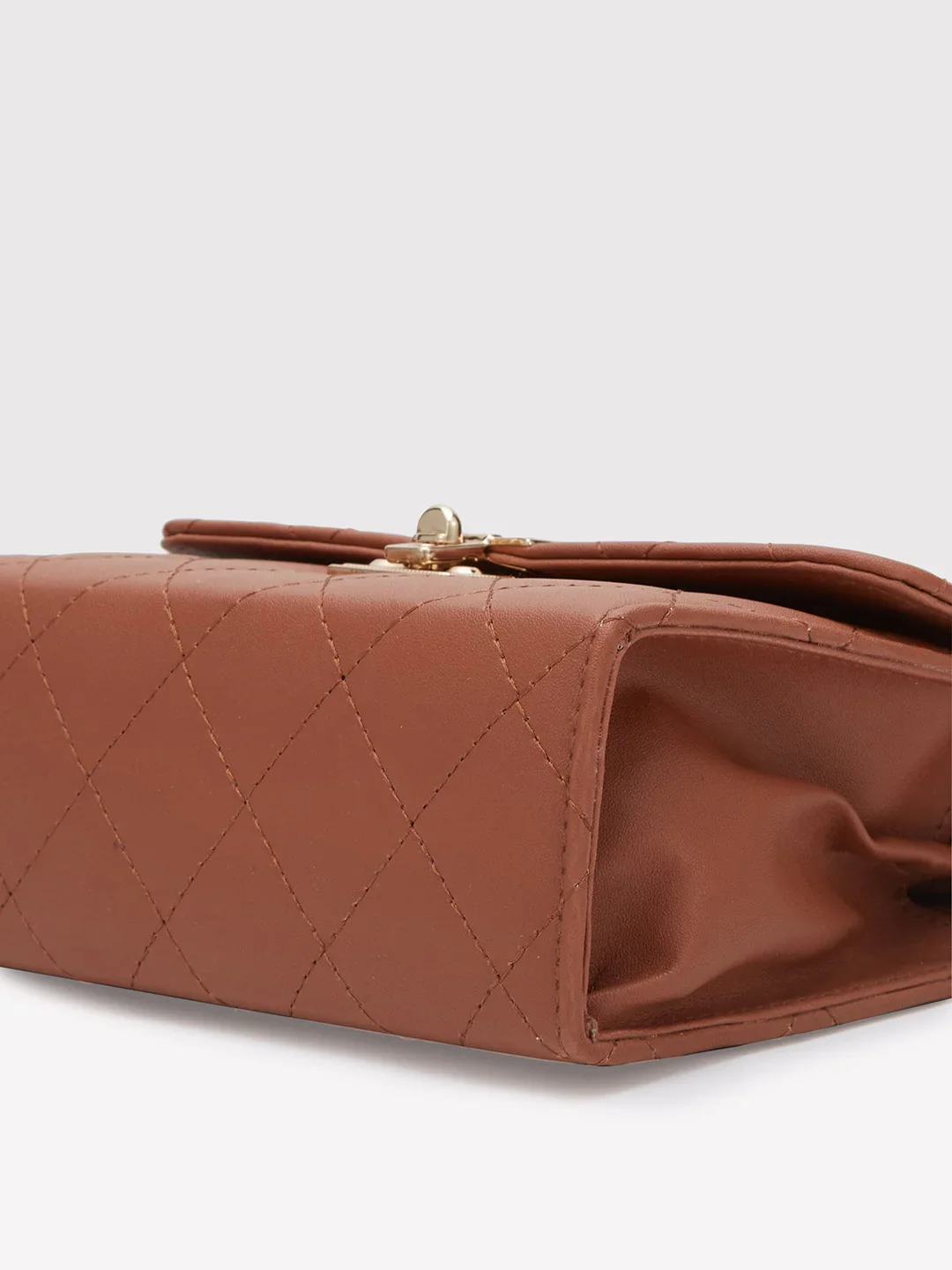 Caprese Jane Medium Tan Sling Bag - Image 7