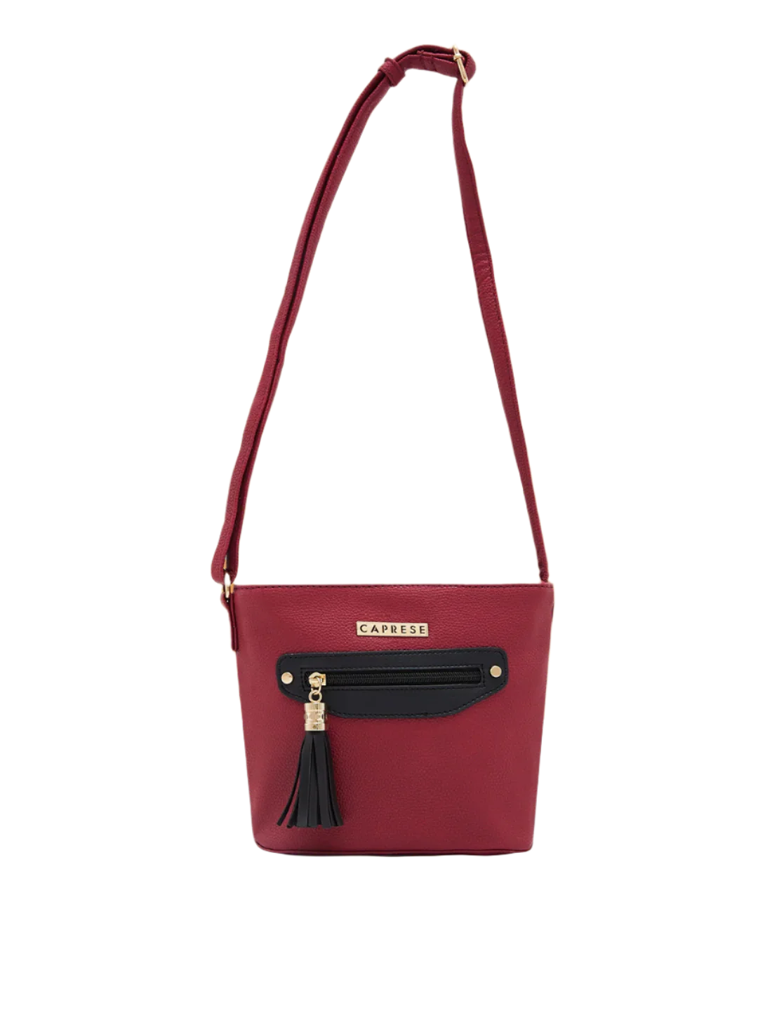 Caprese Jane Medium Deep Red Sling Bag