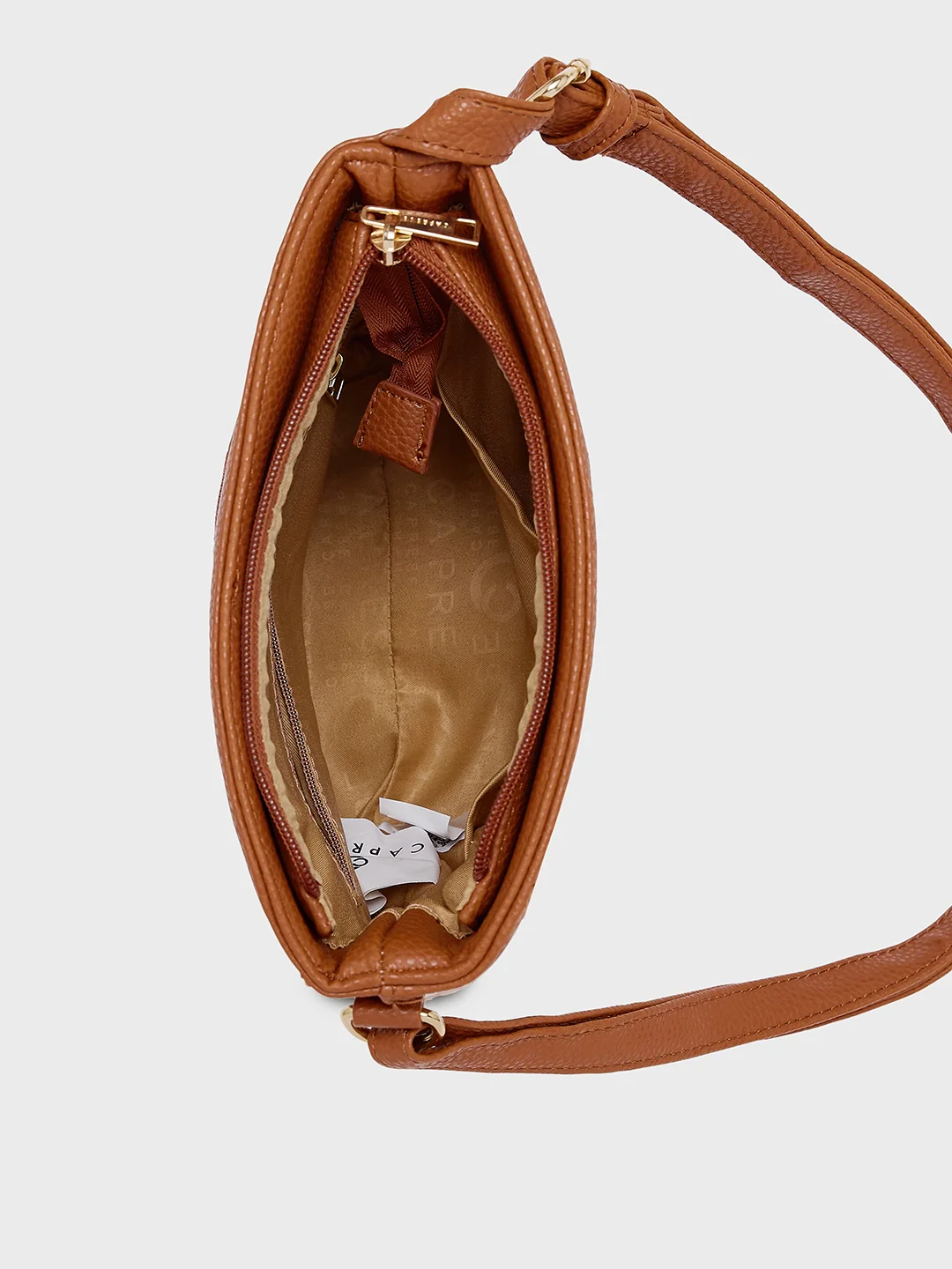 Caprese Jane Medium Hb Tan Sling Bag - Image 7