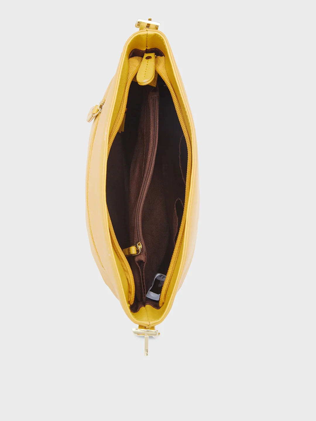 Caprese Janet Large Ocher Sling Bag - Image 9