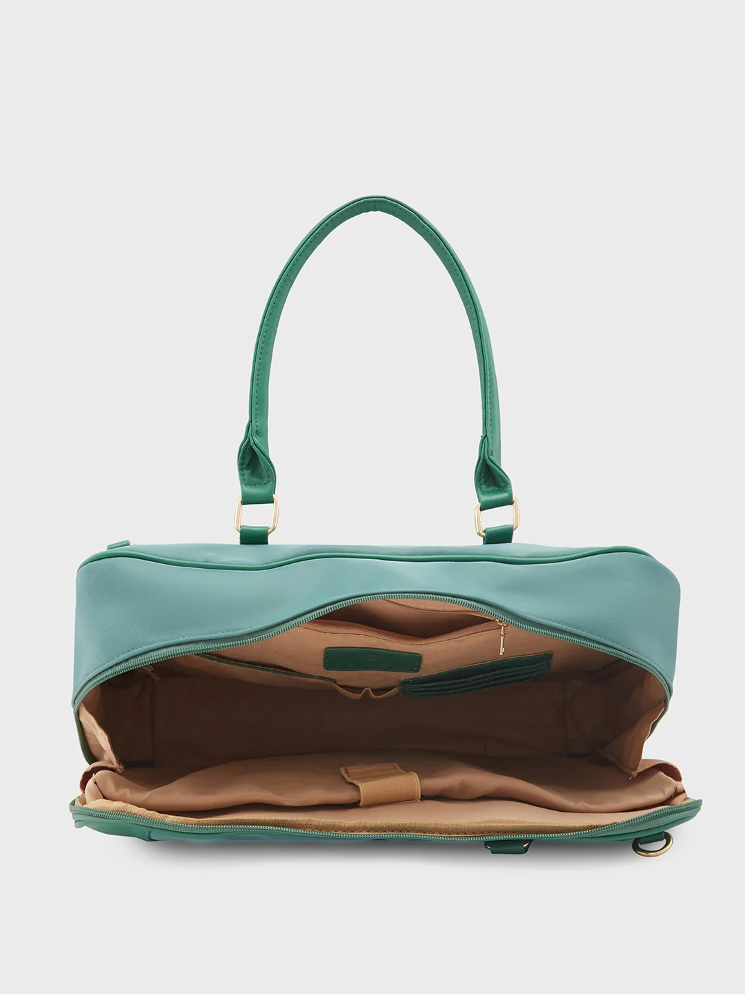Caprese Jasper Large Light Green Laptop Bag - Image 10