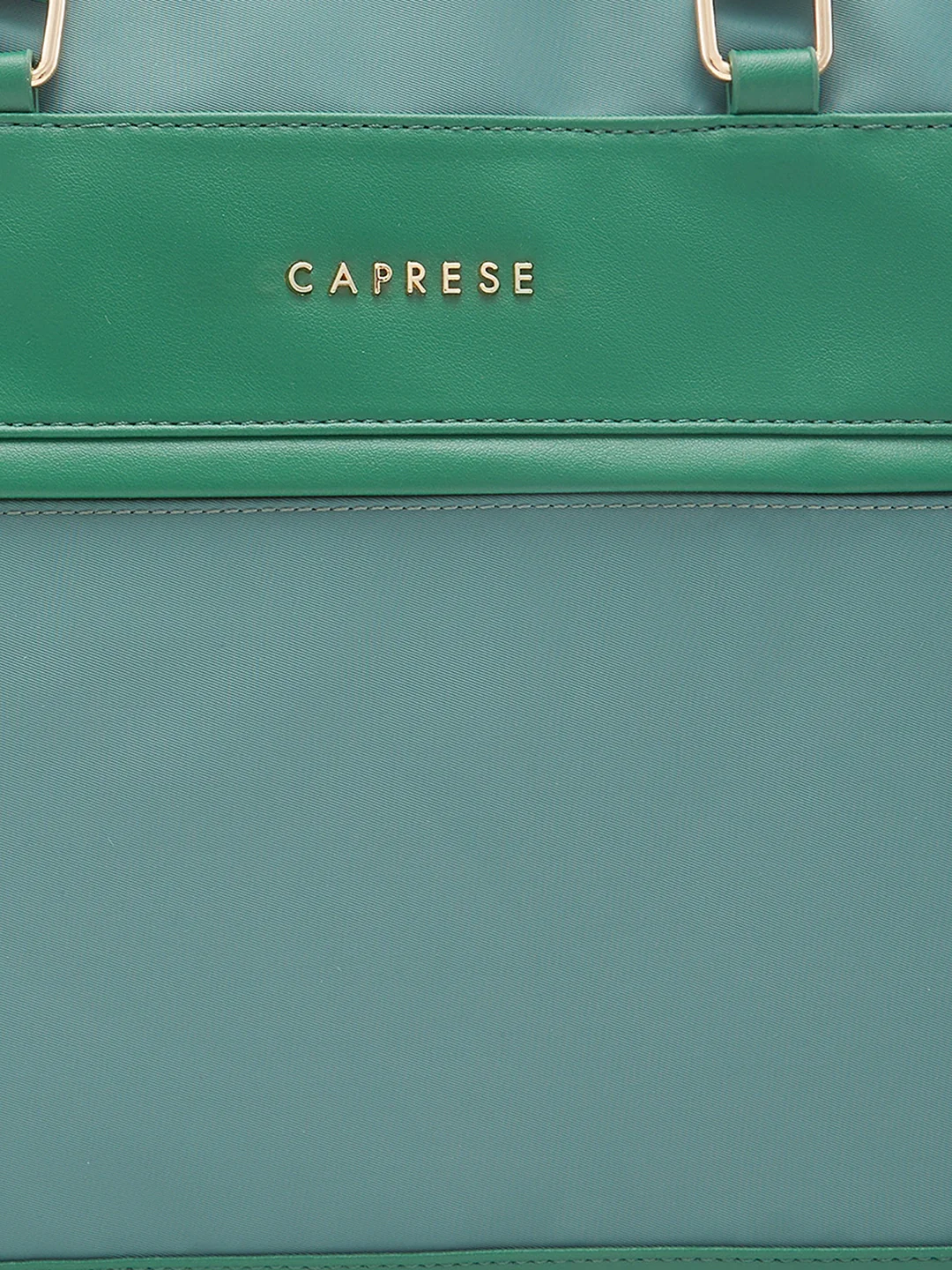Caprese Jasper Large Light Green Laptop Bag - Image 11