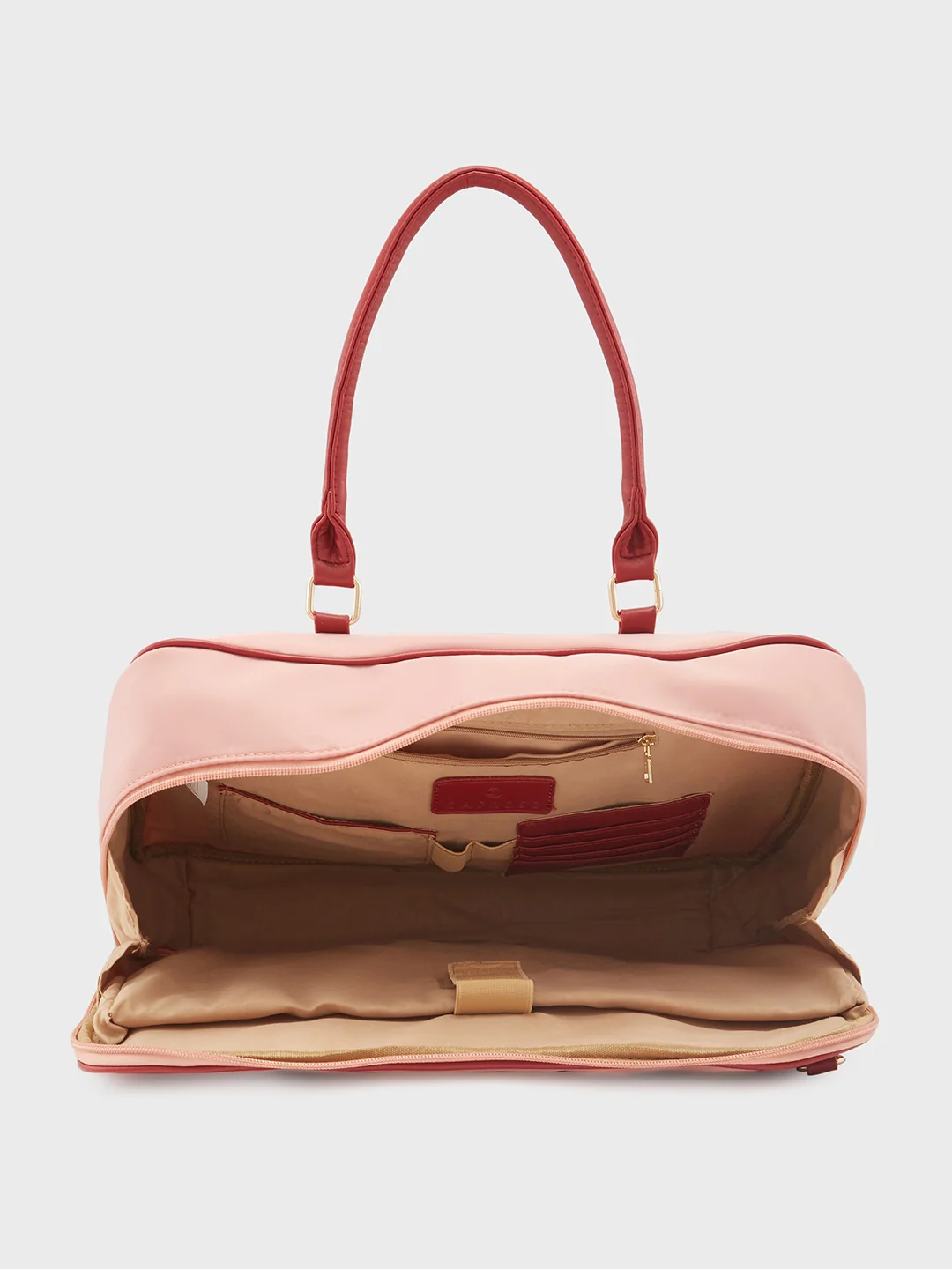 Caprese Jasper Large Light Pink Laptop Bag - Image 10