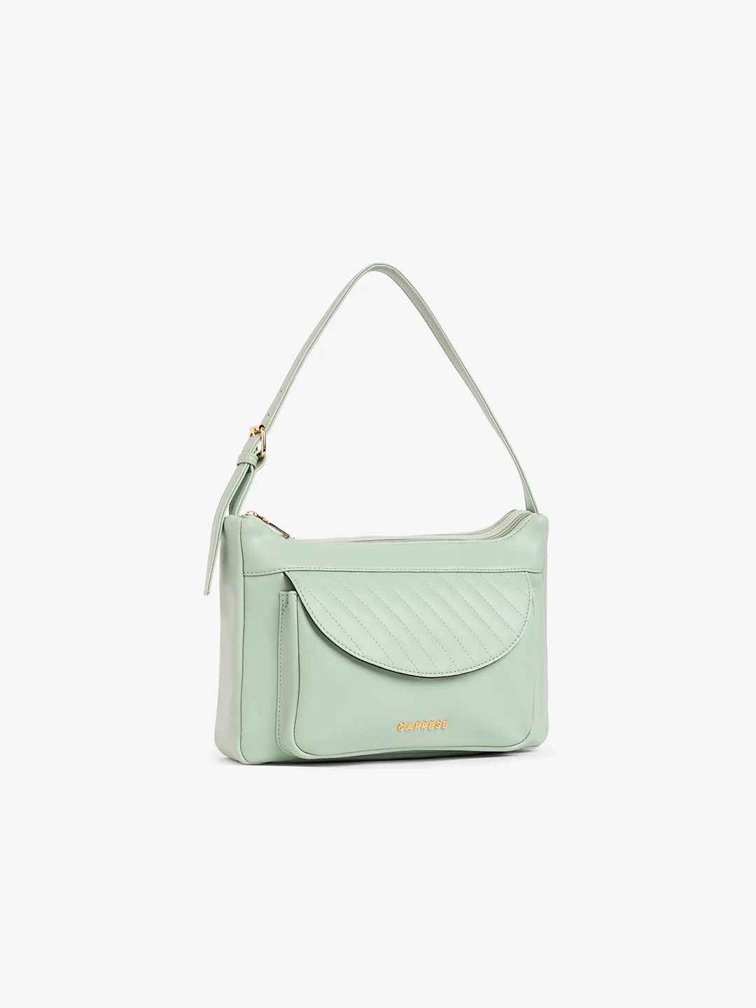 Caprese Jessica Medium Green Hobo Bag - Image 4
