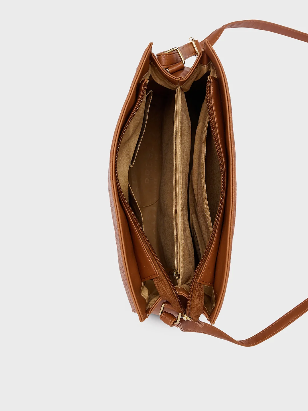 Caprese Jill Medium Brown Satchel Bag - Image 9