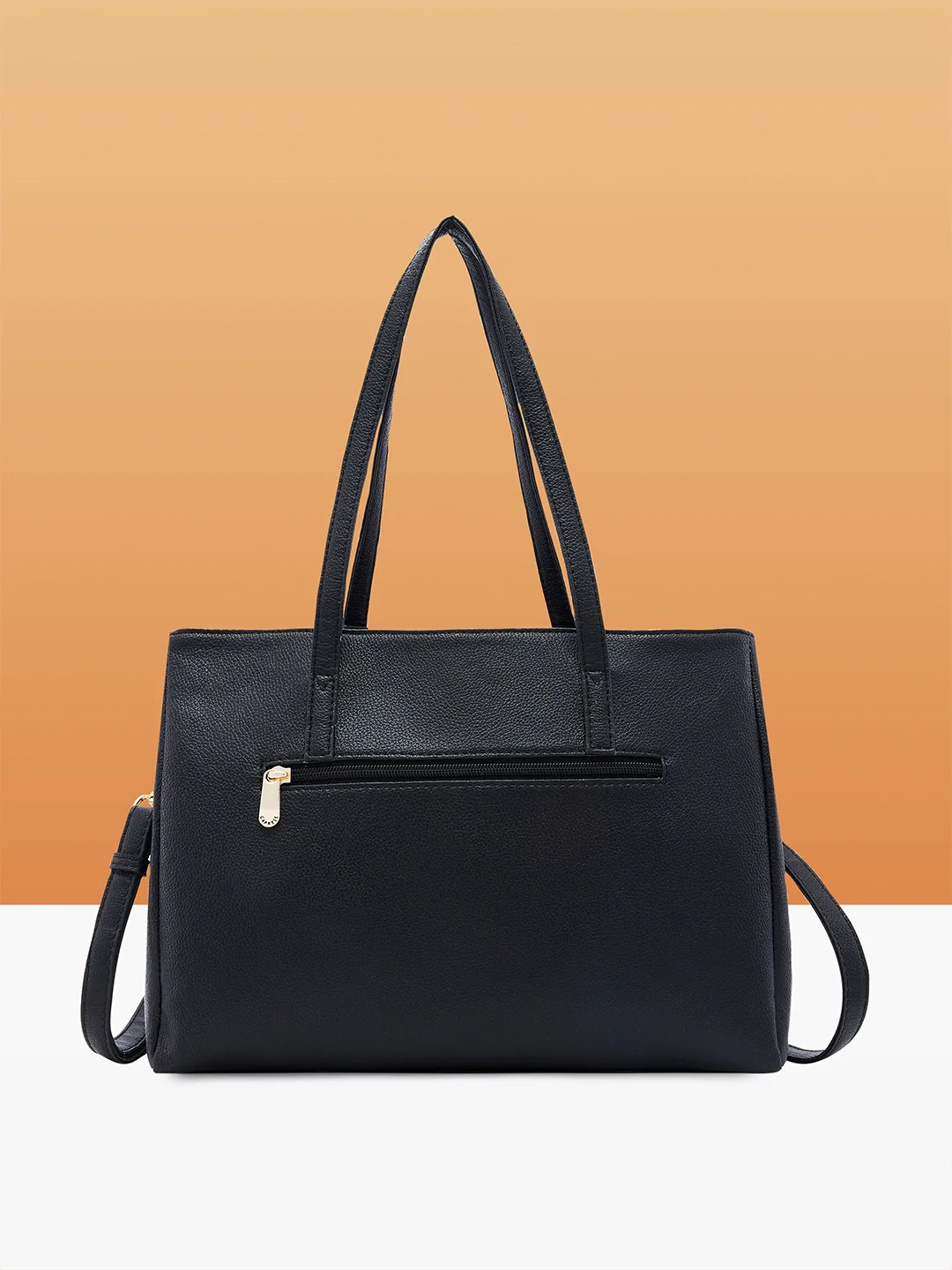 Caprese Jolie Medium Black Tote Bag - Image 3