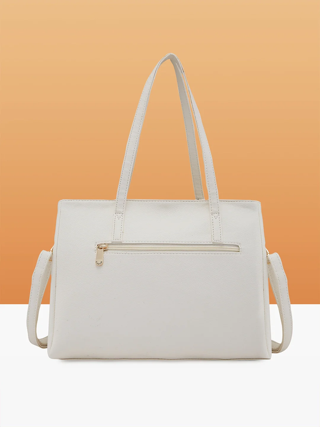 Caprese Jolie Medium Off White Tote Bag - Image 3