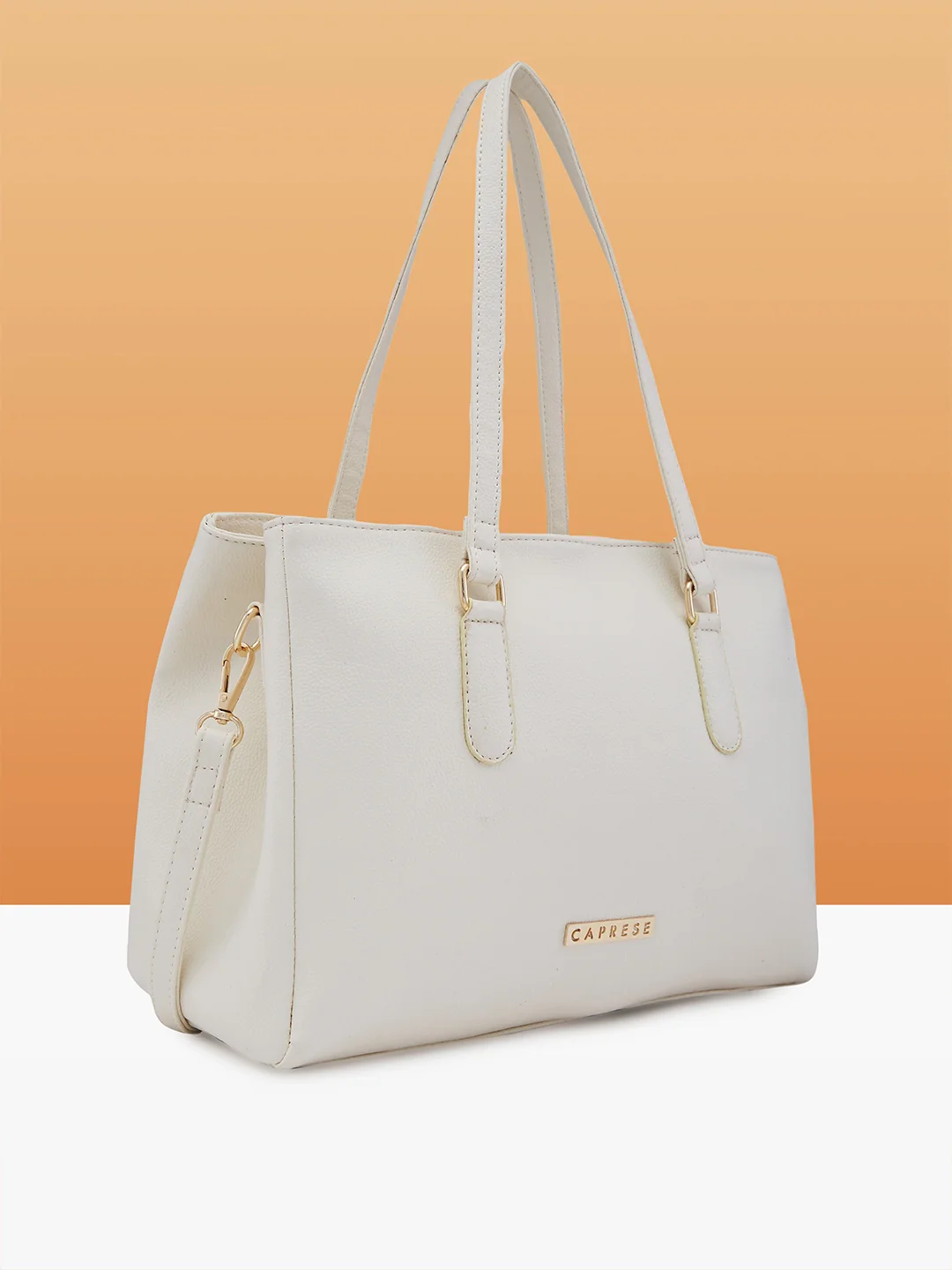 Caprese Jolie Medium Off White Tote Bag - Image 4