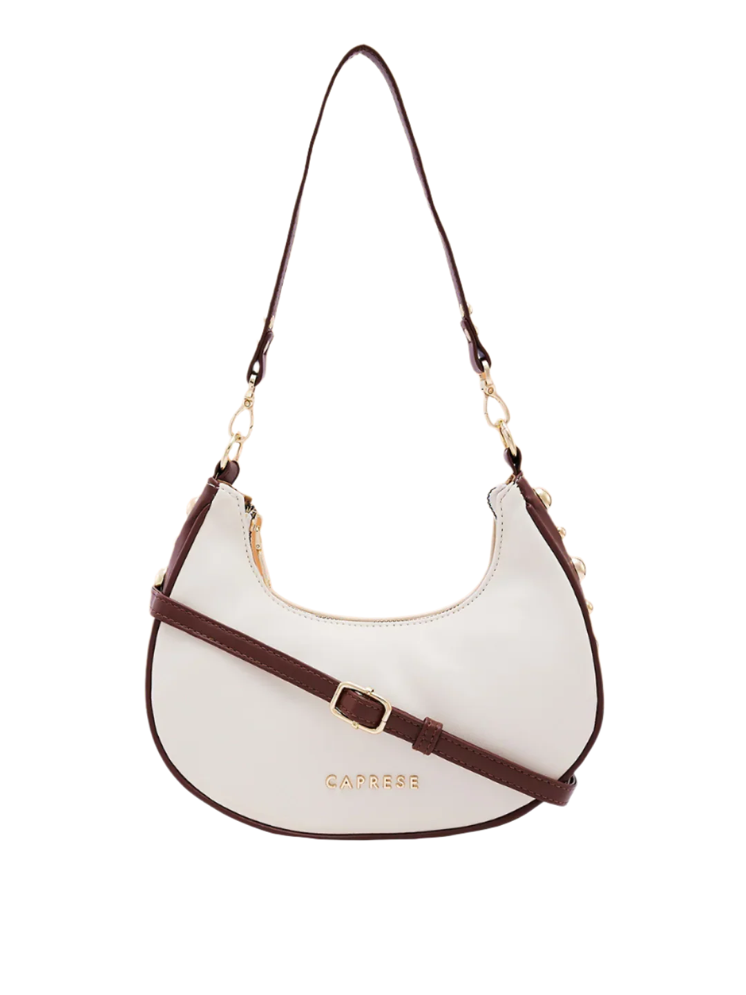 Caprese Josie Small Beige Hobo Bag