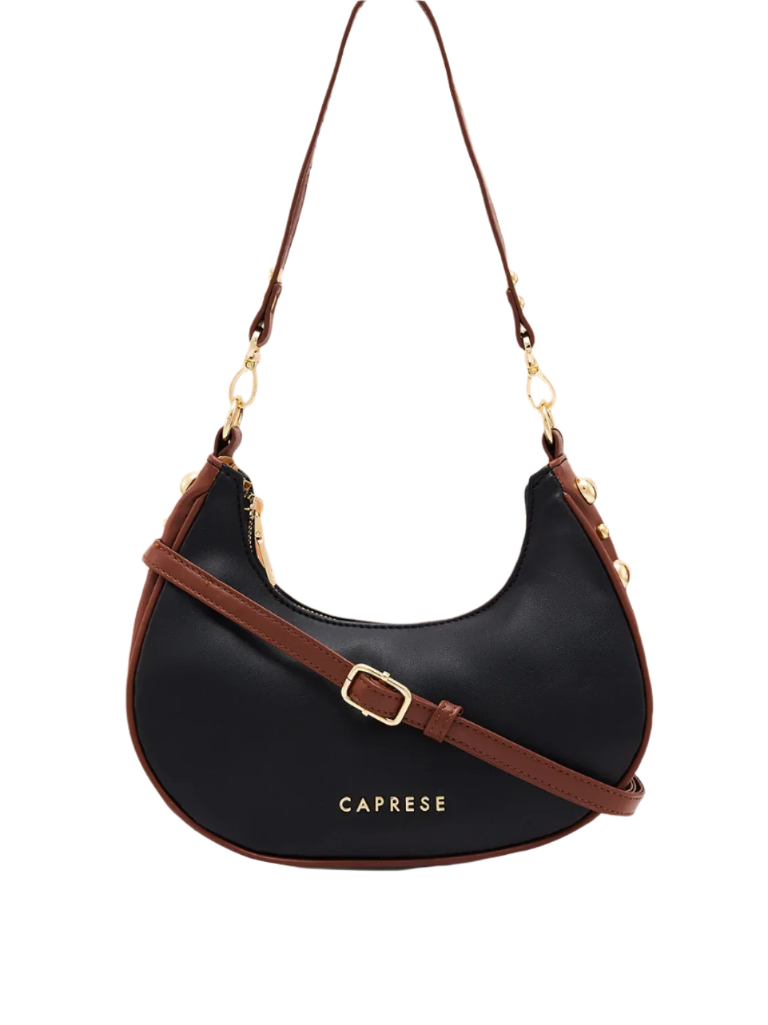 Caprese Josie Small Black Hobo Bag