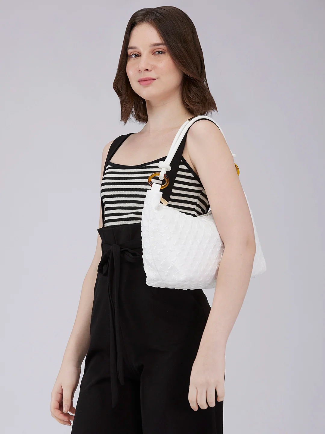 Caprese Josie Large White Hobo Bag - Image 2