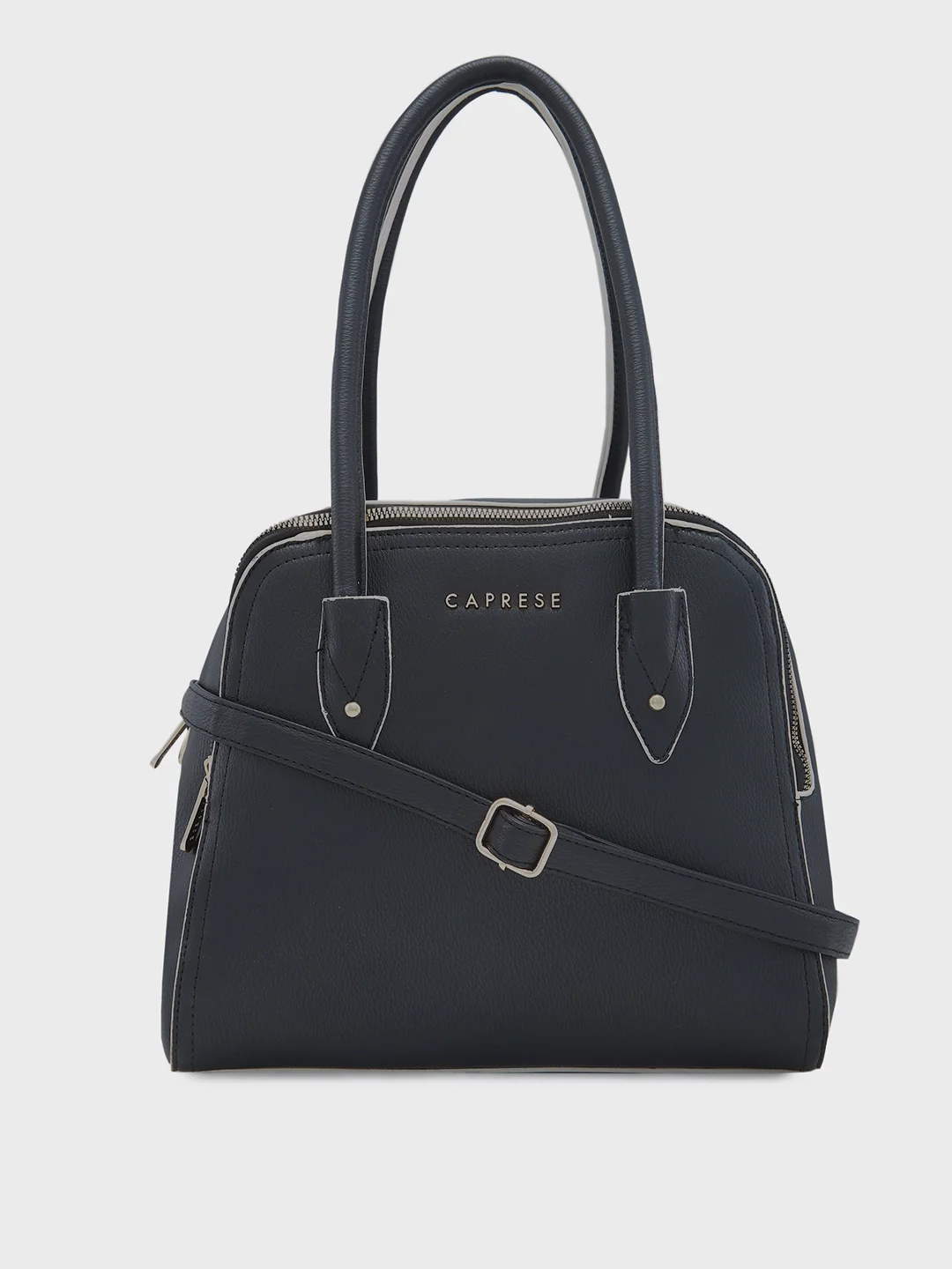 Caprese Josie Large Black Satchel Bag - Image 14
