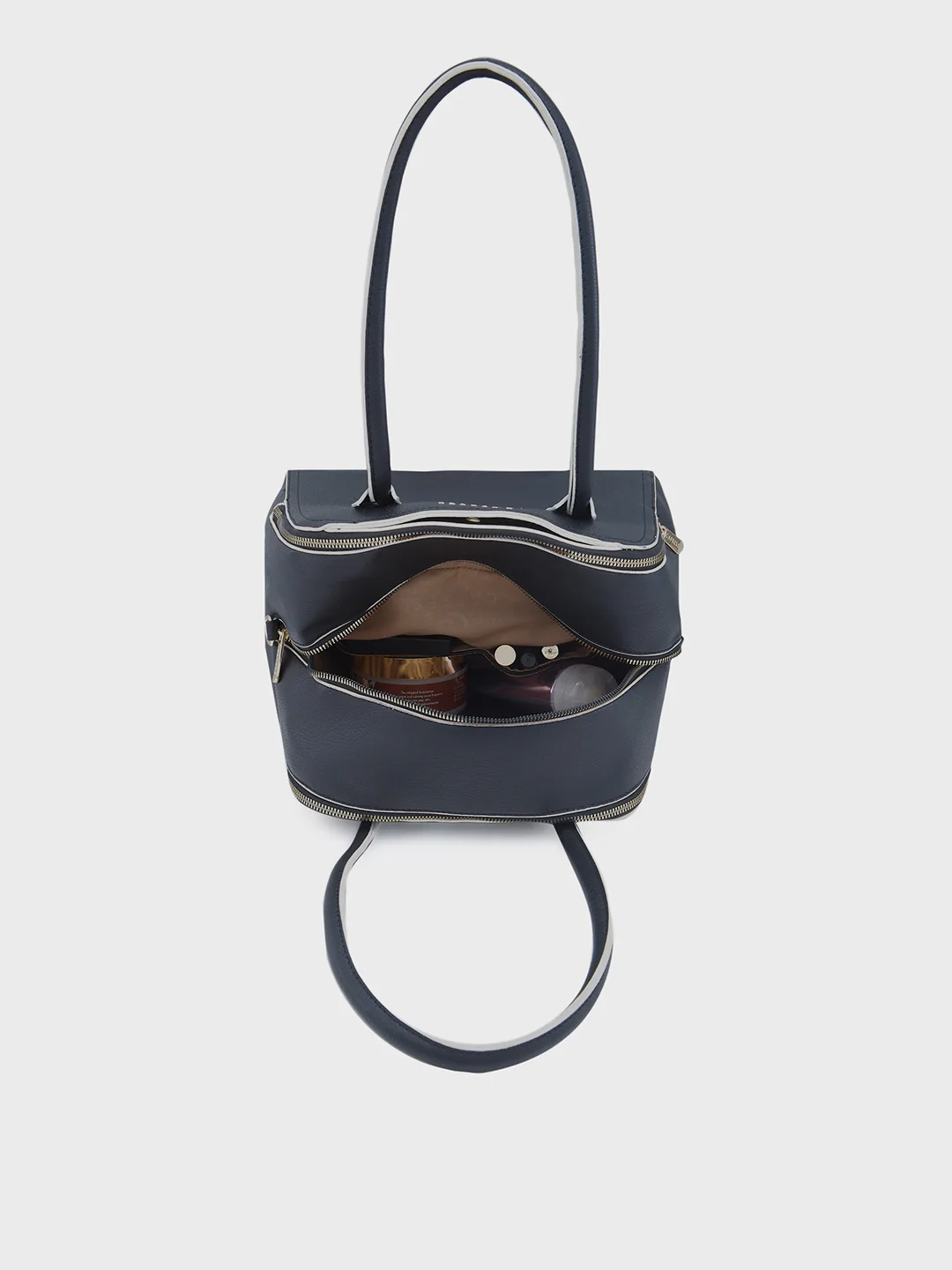 Caprese Josie Large Black Satchel Bag - Image 9