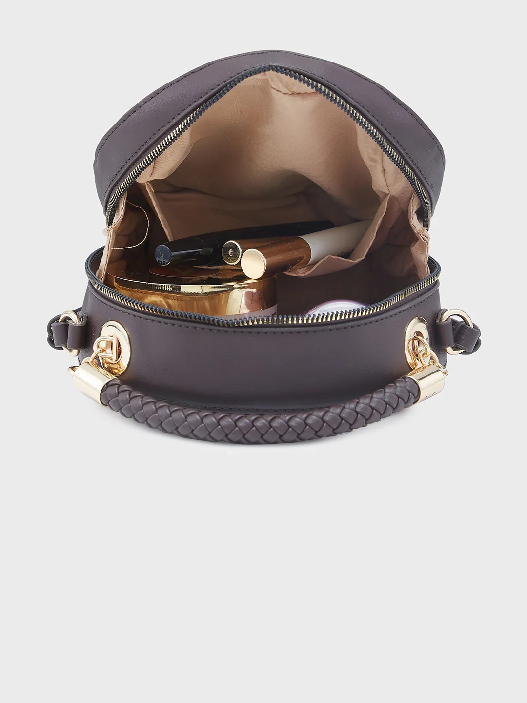 Caprese Josie Medium Brown Sling Bag - Image 9