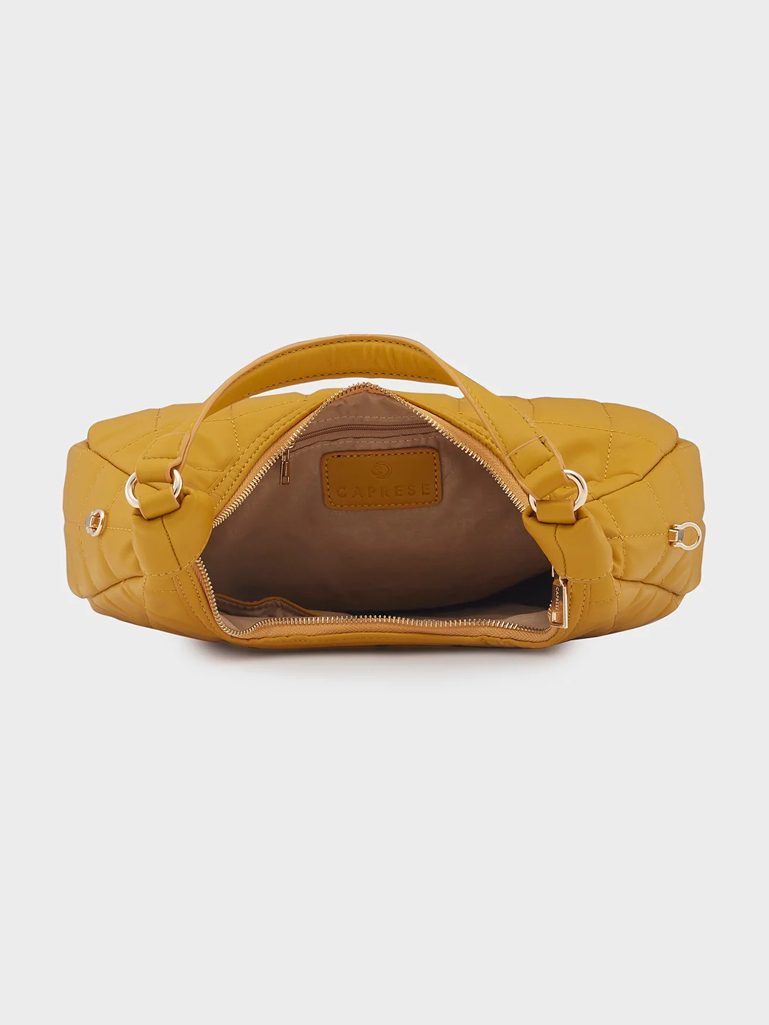 Caprese Judy Medium Mustard Hobo Bag - Image 10