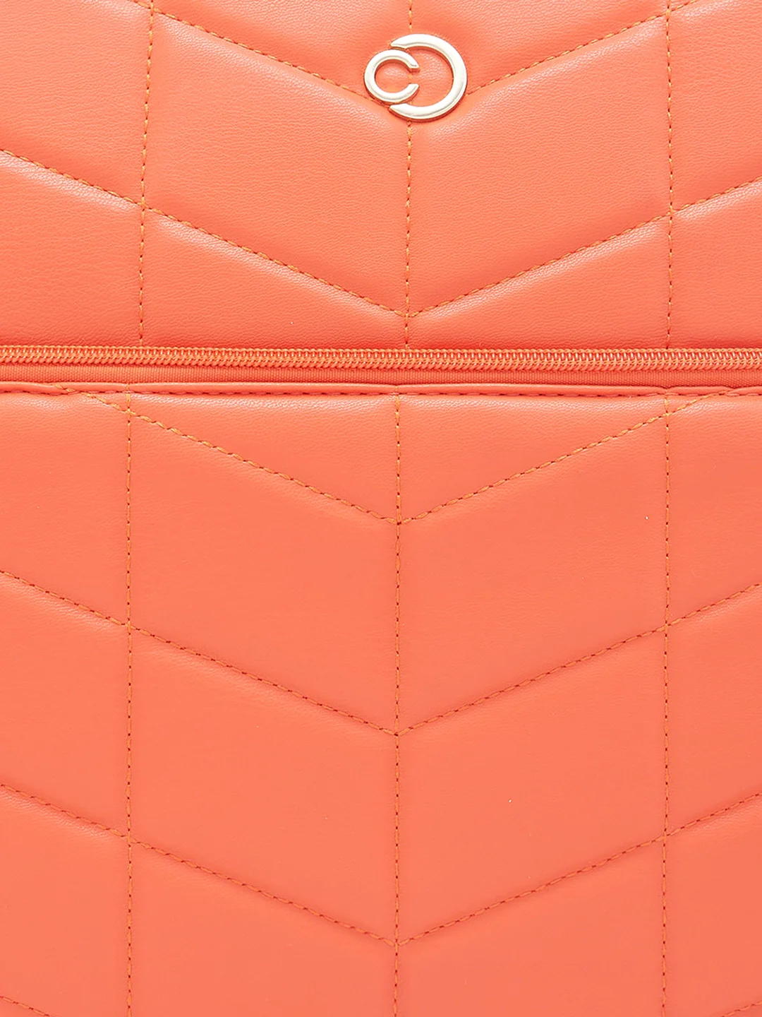 Caprese Julie Large Orange Laptop Bag - Image 11