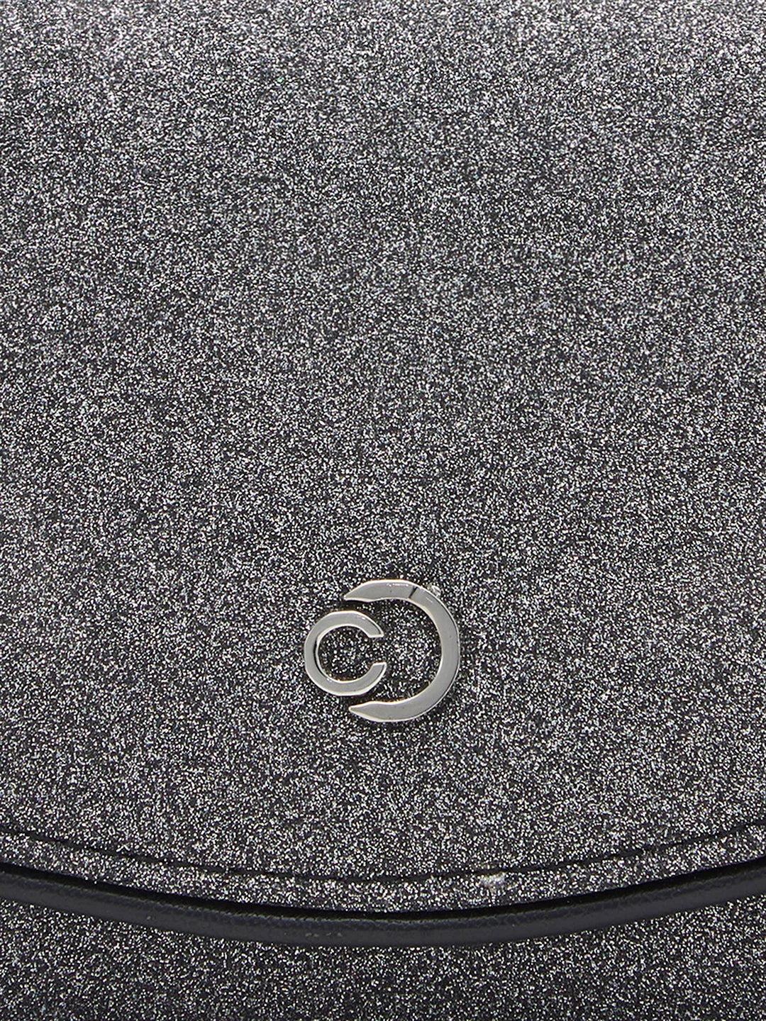 Caprese Junie Medium Gunmetal Flapover Clutch - Image 10