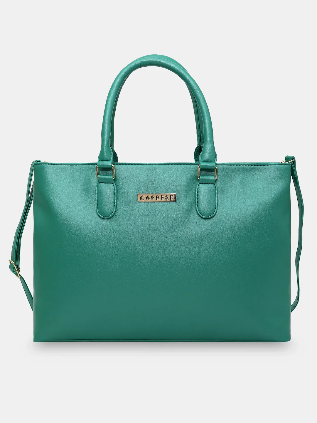 Caprese Juno Medium Green Satchel Bag - Image 2