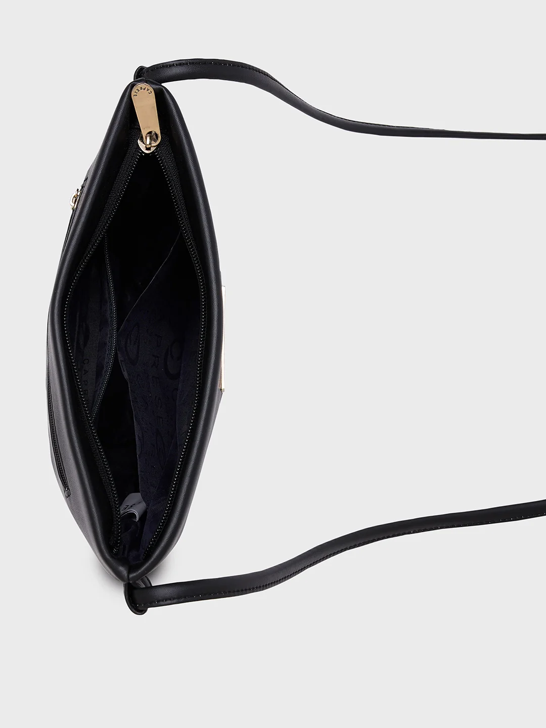 Caprese Juno Small Black Sling Bag - Image 7