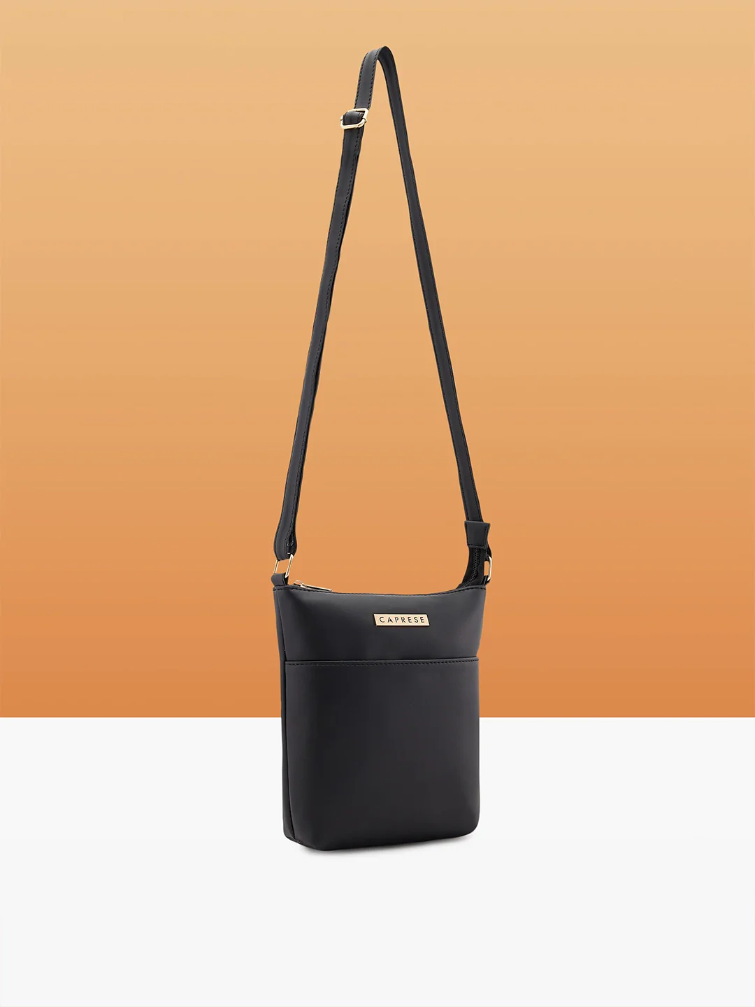 Caprese Juno Small Black Sling Bag - Image 3