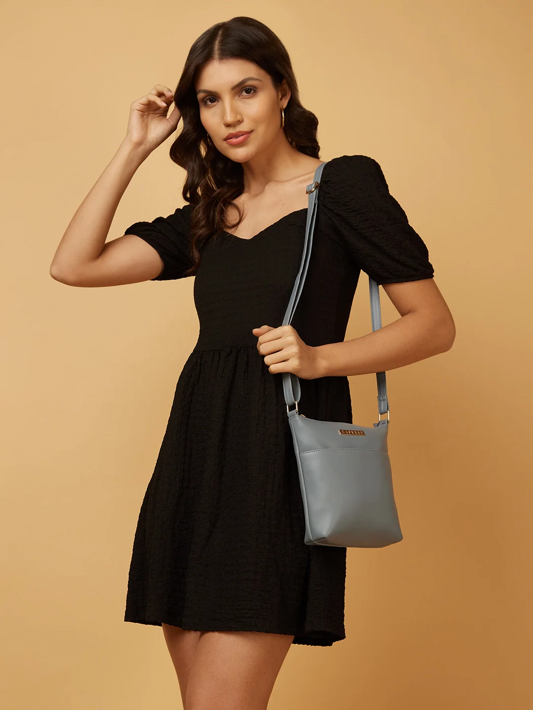 Caprese Juno Small Blue Sling Bag - Image 2
